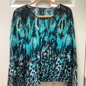Alfani Flutter Sleeve Blouse